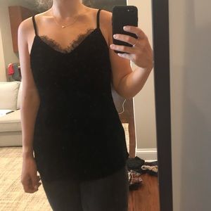 Three Dots Velvet & Lave tank top